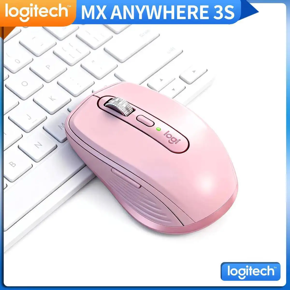 

Logitech Master Series MX Anywhere 3S Bluetooth Беспроводная бесшумная мышь Мягкий звук Офисный женский планшет