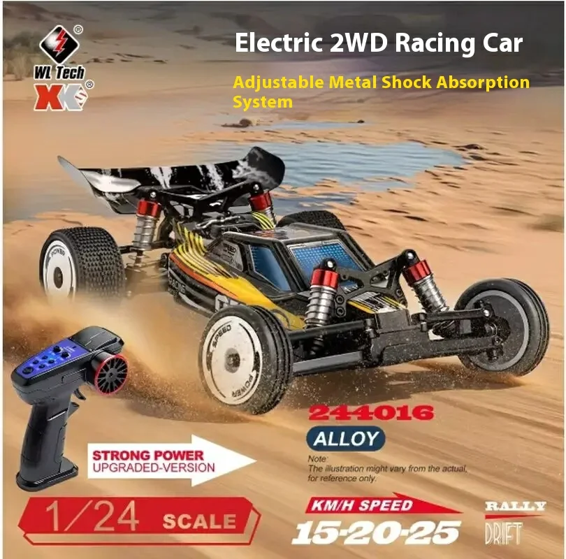 

Wltoys 244016 High-Speed Remote-Controlled Electric Toy Car 1:24 Scale Competitive Rc Model For Kids And Adults Christmas Gift