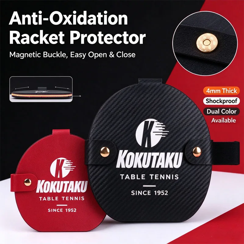 Anti-Oxidation Ping Pong Paddle Guard Protective Film Magnetic Table Tennis Racket Protector Cover Prevents Rubber From Opening