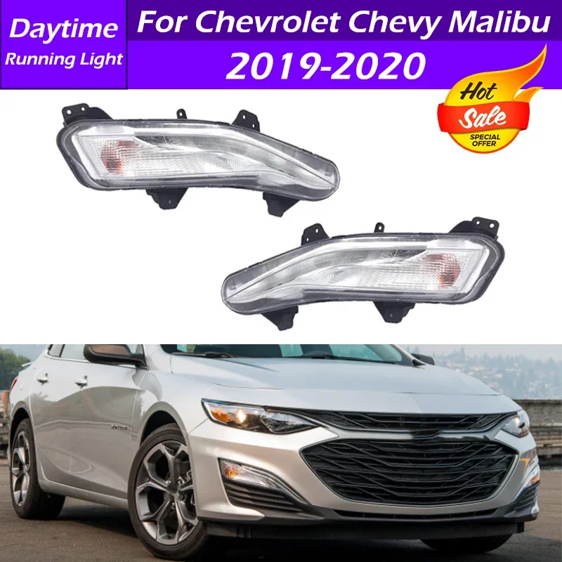 

84575552 84575553 LED Car Front Bumper Daytime Running Light DRL Fog Light Turn Signal Light Lamp For Chevrolet Malibu 2019 2020