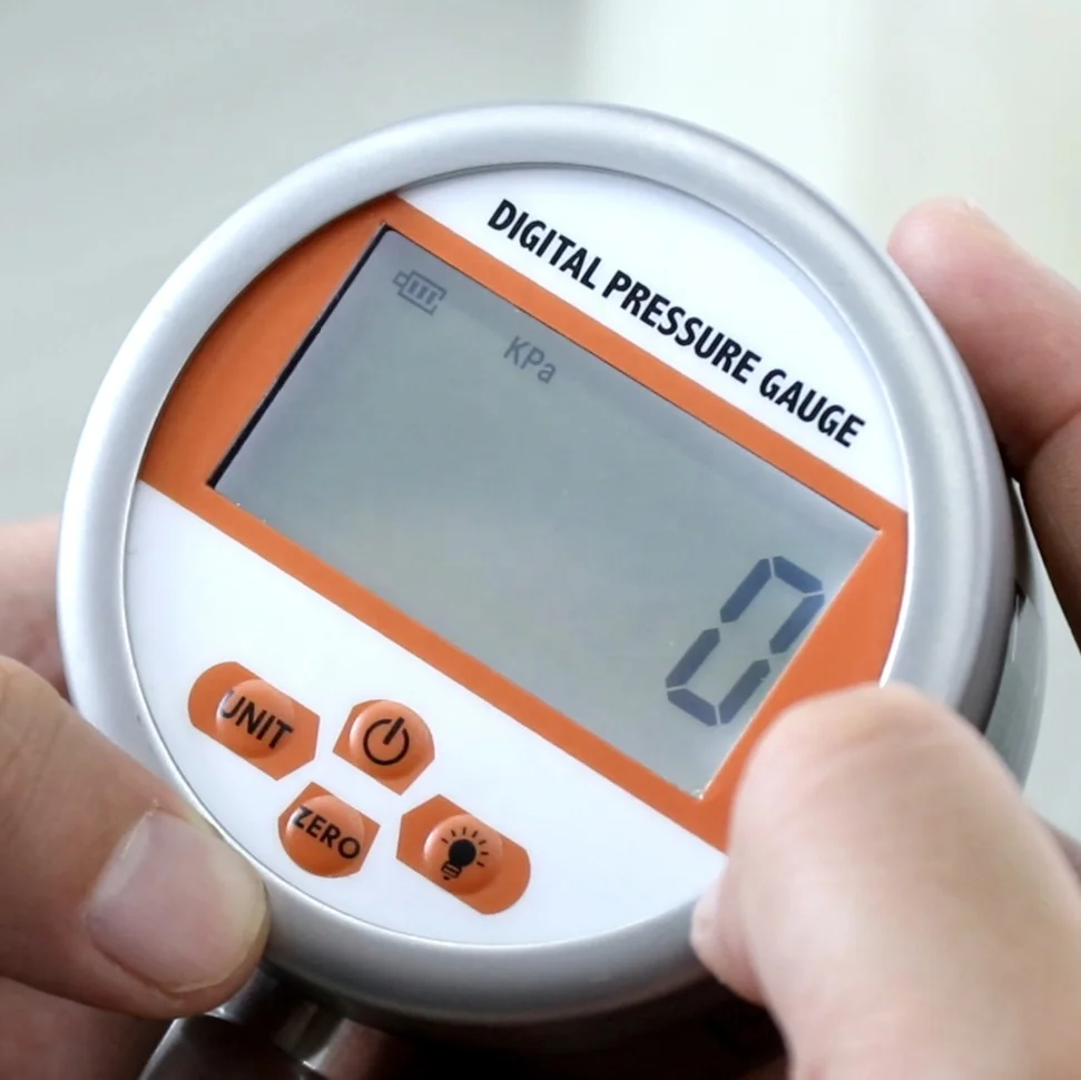 Industrial Factory Supplier 0.2% 0.5% High Precision Digital Pressure Gauge Manometer in KPa PSI Kgf/cm2 Bar MPa