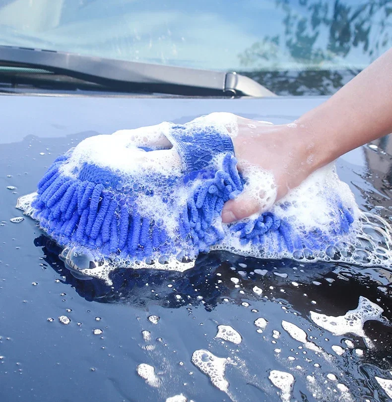 1 PC Car Wash Microfiber Car Washer Sponge Cleaning  Auto Gloves Styling Accessories  Detailing Brush Car Cleaning