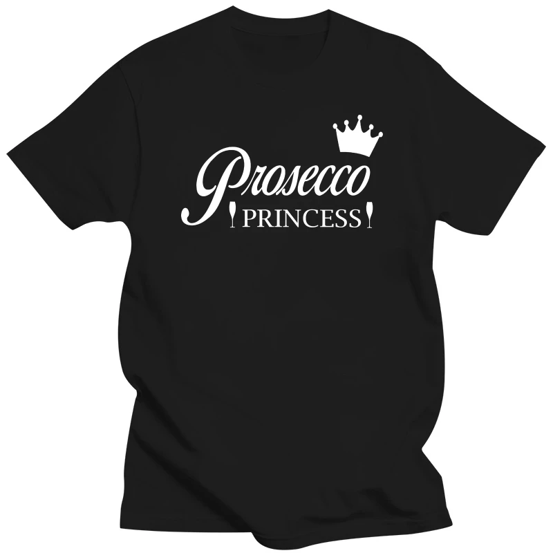 Prosecco Princess Funny Gift Hen Party Ladies T Shirt Size S-XXL