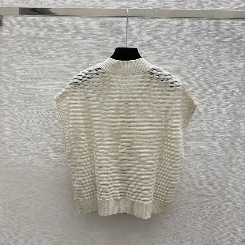 2026 Women's Double Zipper Stand up Collar Vest Cardigan Knitted Sweater Sleeveless Top for Women