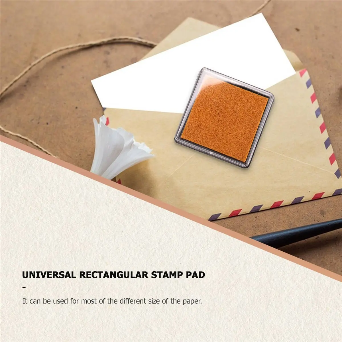 BHBL  Ink pad stamp pad for wedding letter Document gold