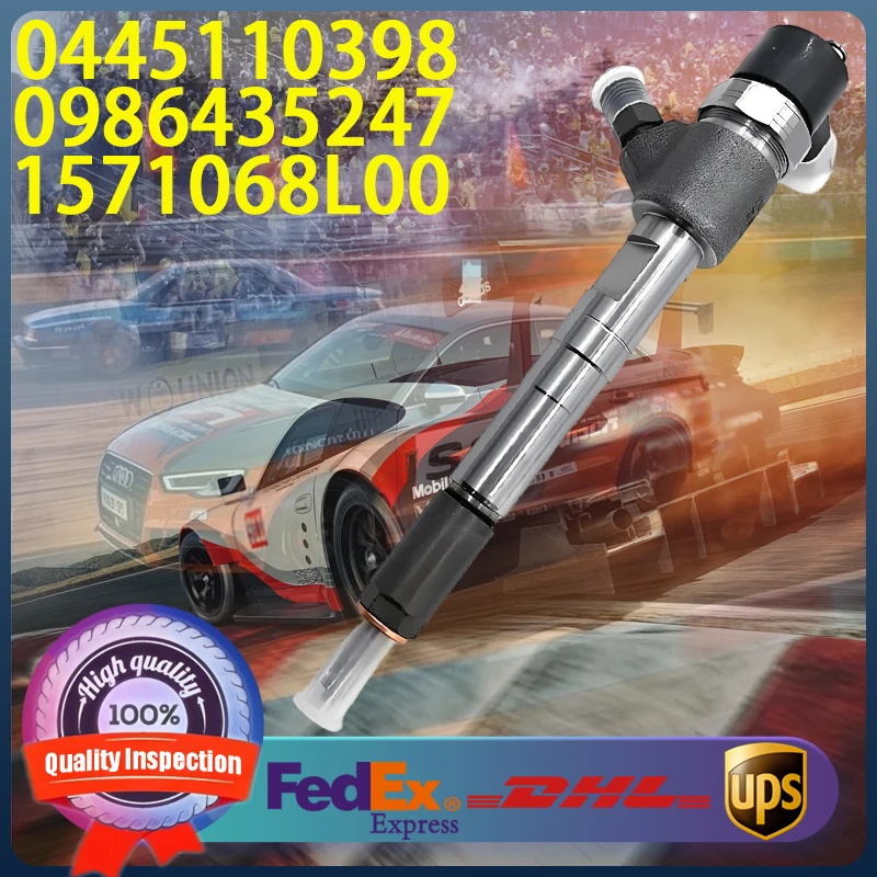 

0445110398 0986435247 1571068L00 Common Rail Fuel Injector For Suzuki Swift 1.3 D Diesel Engine