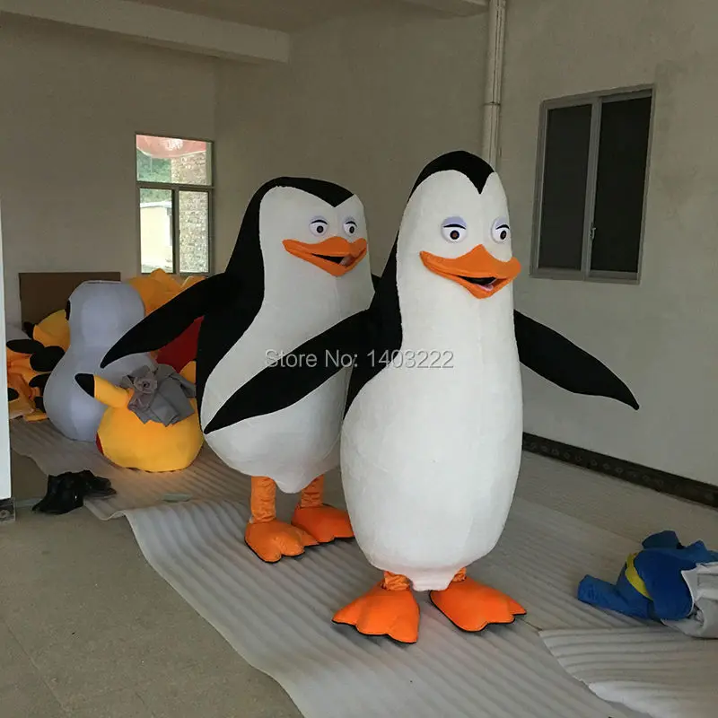 Penguin Mascot Costume Funny Anime Cartoon Doll Costume Christmas Carnival Role Play Valentine's Day confession props