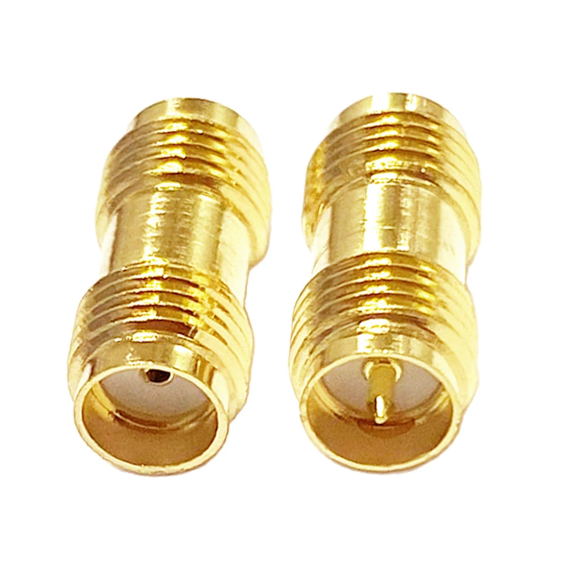 10pcs SMA Female Switch Reverse RP Jack Inner Pin RF Coax Adapter Coupler  Straight  Goldplated