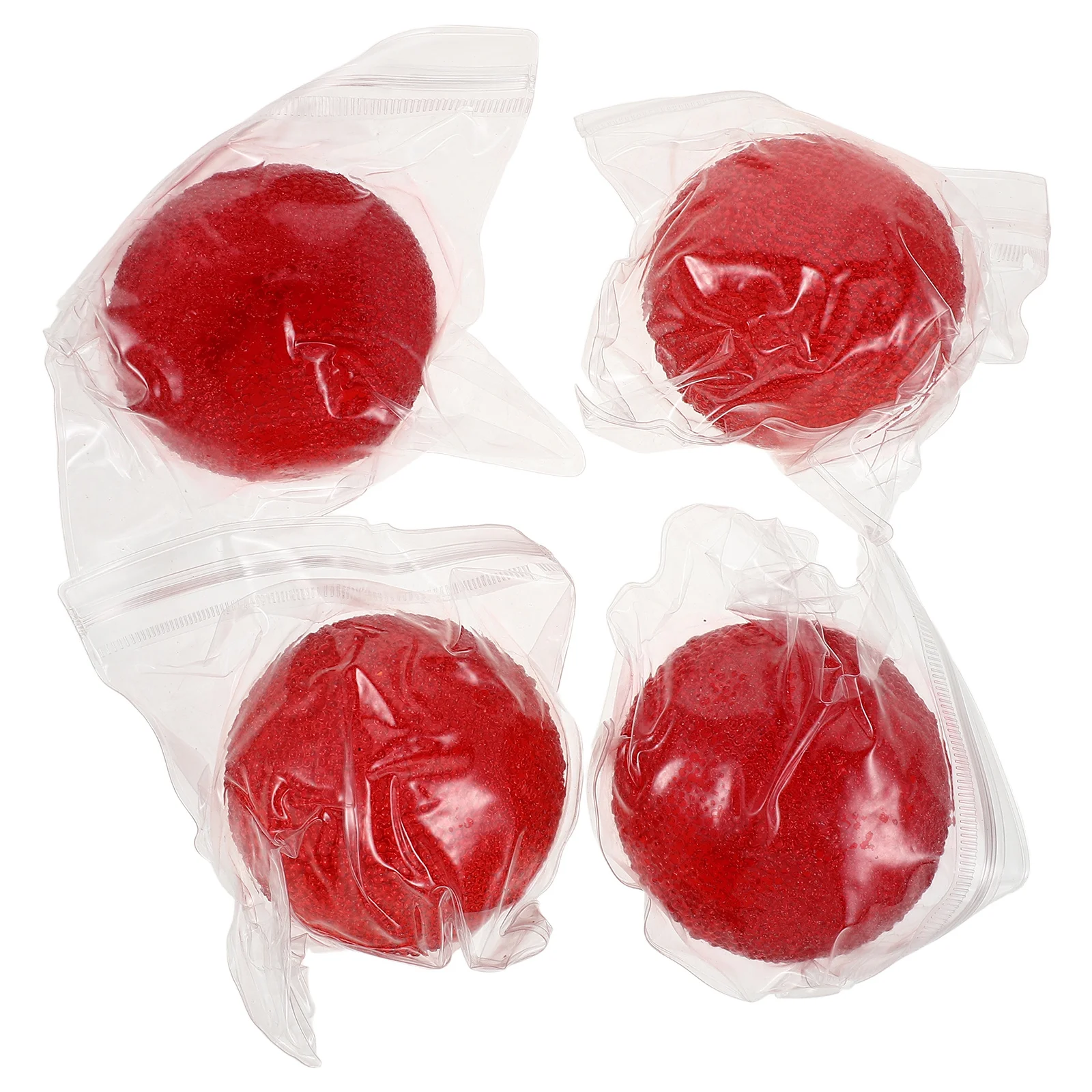 8 قطعة بسط Tpr فو الفاكهة ضغط الحسية للأطفال البالغين الإجهاد الإغاثة اليد تململ مجموعة اسفنجي صغيرة ديكور