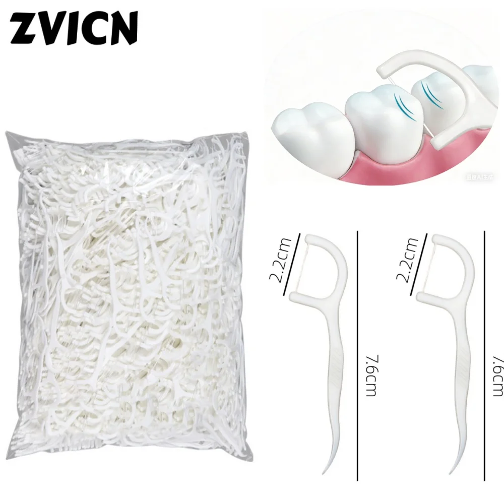 

100-10000 шт. полимерная зубная нить в мешках для чистки зубов, гигиены полости рта и зубной нити