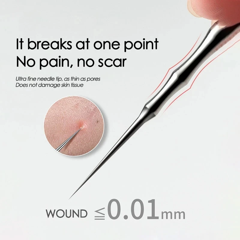 Beleza artefato extrator de manchas removedor agulha ferramenta acne cravo remoção agulhas espinhas cravo clipe pinças
