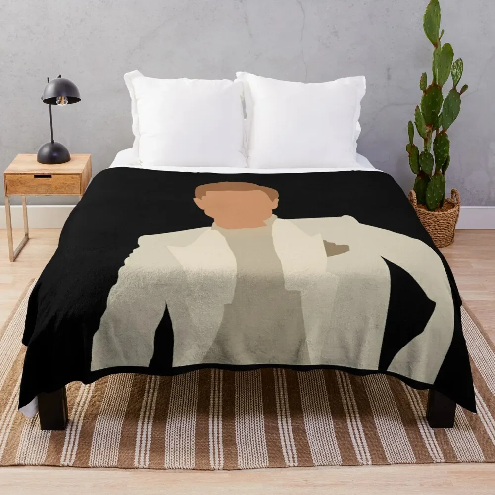 

Minimalistic lover boy V4 Throw Blanket Flannel Fabric funny gift Blankets