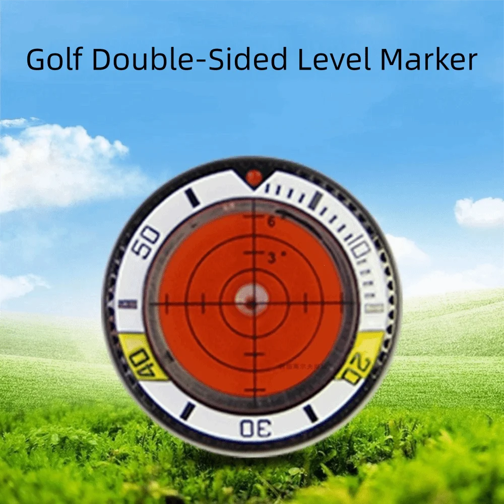High Precision Golf Tools Leveler Clear&Transparent Ball Marker Golf Slope Meter Training Tool Versatile Design