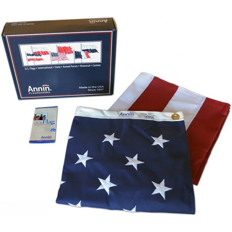 

American Flag Tough-Tex Polyester Flag, 6x10 Feet (Model 2740)