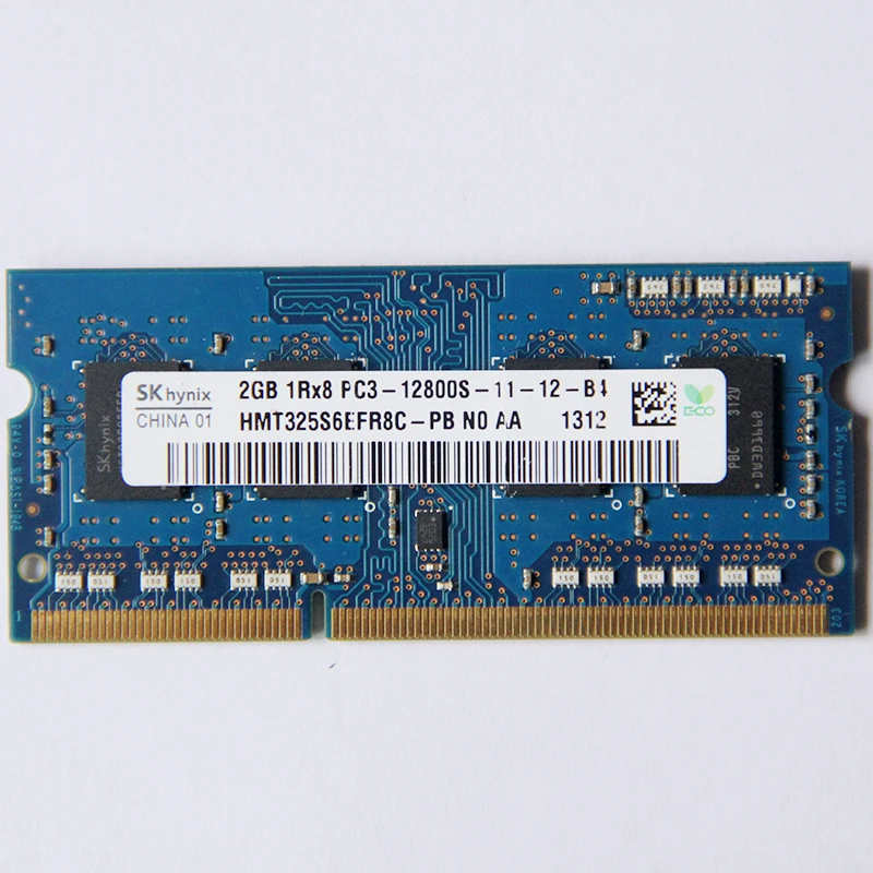 

SK Hynix DDR3 RAMS 2GB 1RX8 PC3-12800S 1600MHz 2GB ddr3 Laptop memory 1.5V