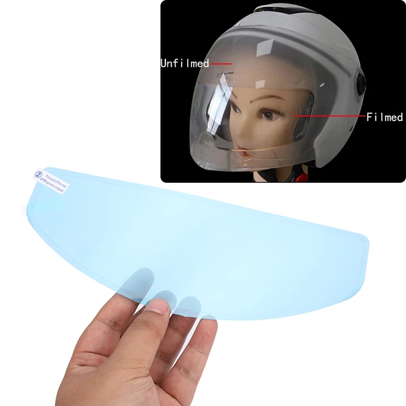 1X Universal Anti-Fog Helmet Lens Film For MotorcycleRain Resistant Visor