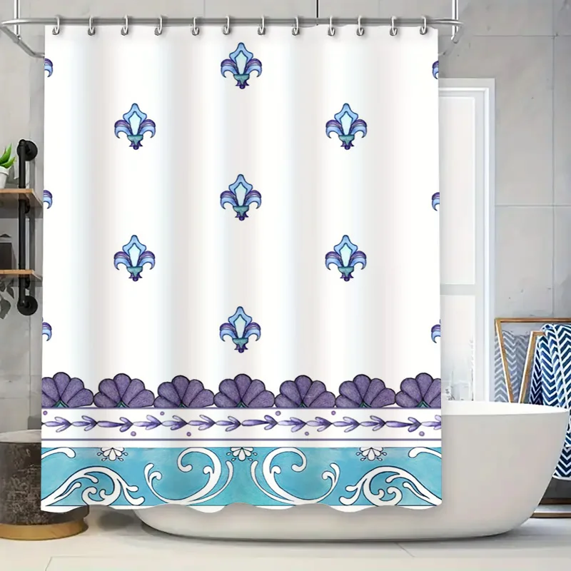 Modern Blue White P…