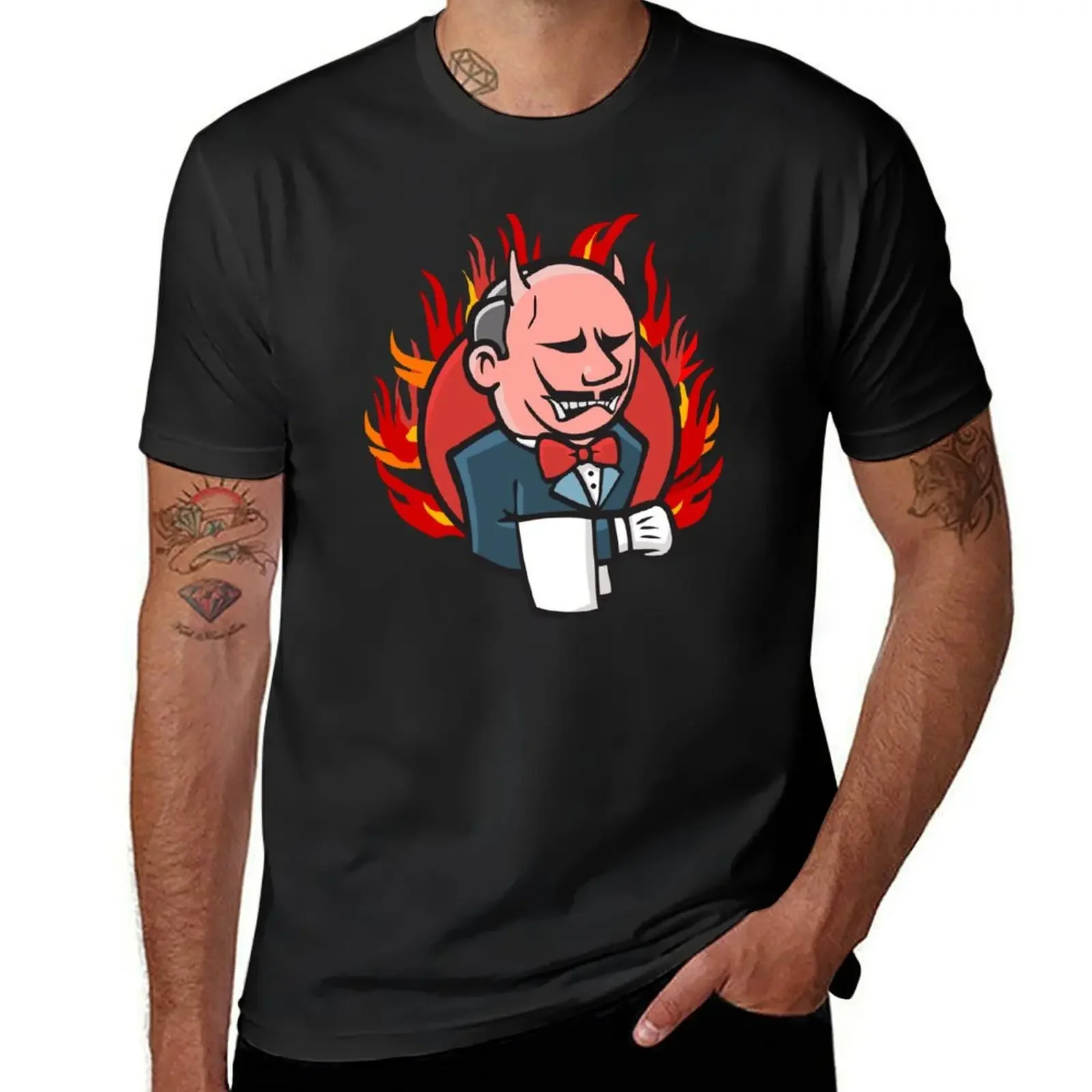 

Jenkins on Fire T-Shirt plain cotton graphic tees shirts men