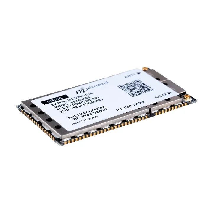 

Microhard pMDDL900 fpv image transmission module OEM Miniature 900MHz MIMO(2X2) Digital Data Link MHK185900 transmission module