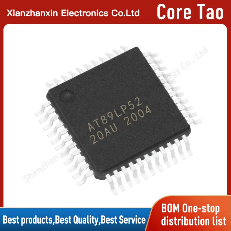 1pcs/lot AT89LP52-20AU AT89LP52 TQFP-44 micro controller