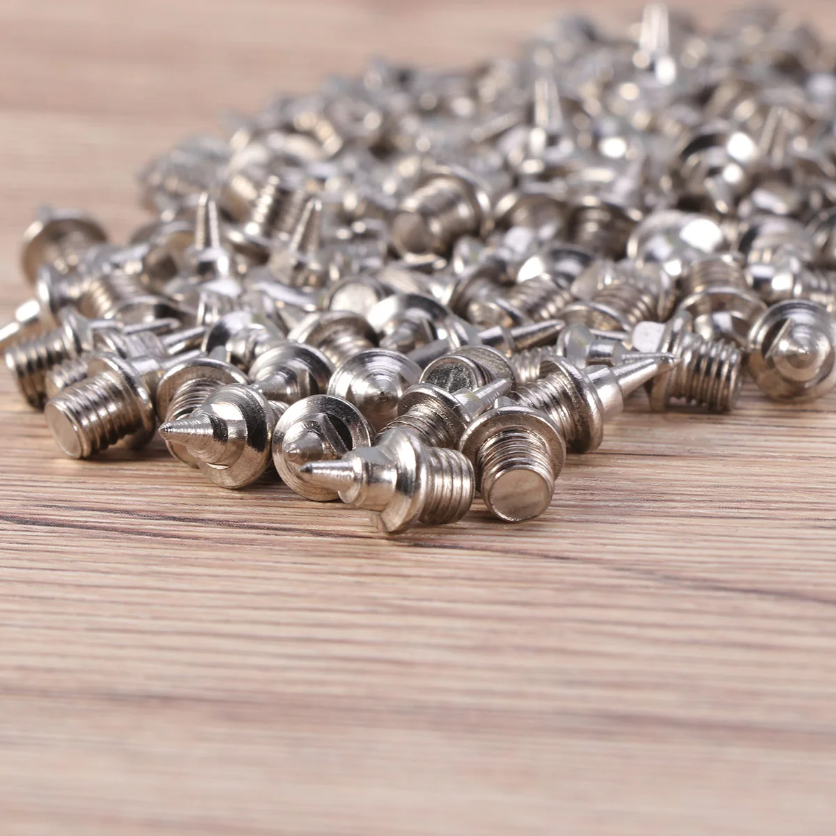 

110 Pcs/Pack Shoe Spikes Track Women Steel Stud Replacement Sprint Silver for Running Shoes