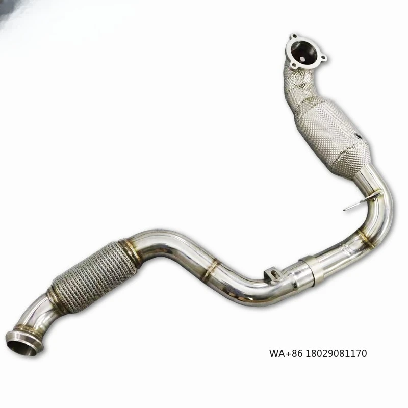 

Даунпайп для Mercedes-CLA200 1.6T 2014-2016, гоночная производительность, выхлопная труба из нержавеющей стали, водосточная труба с высоким расходом