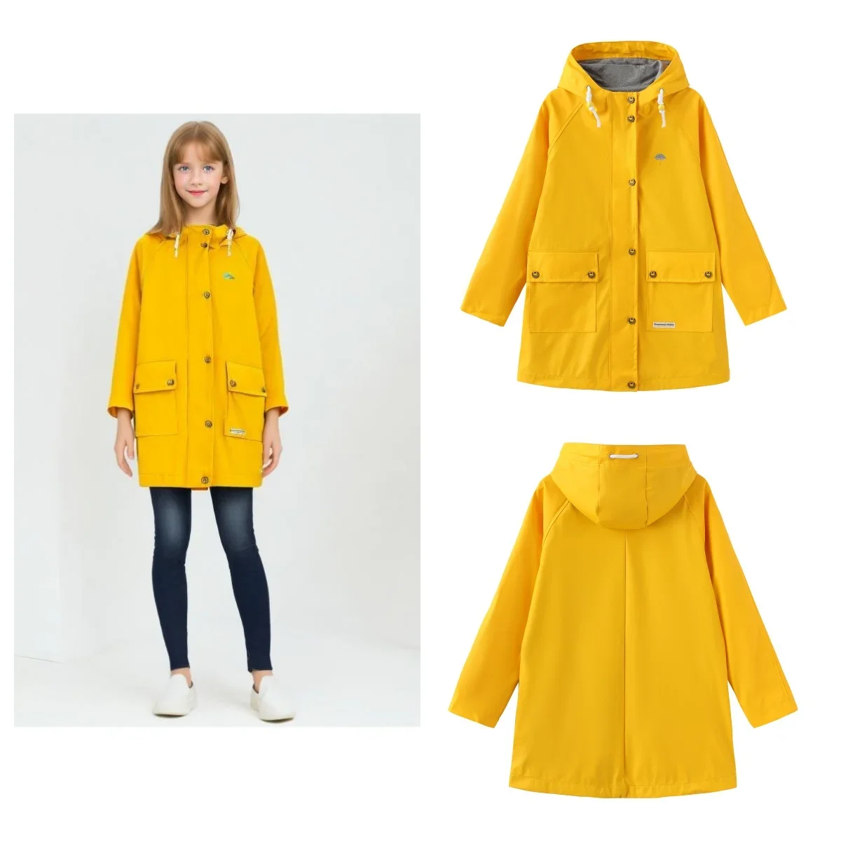 

Children's Windbreaker Kids Outdoor Jacket Girls Waterproof Jacket Boys Motorcycle Raincoat Jackets Rain Coat Outdoor Rainwear