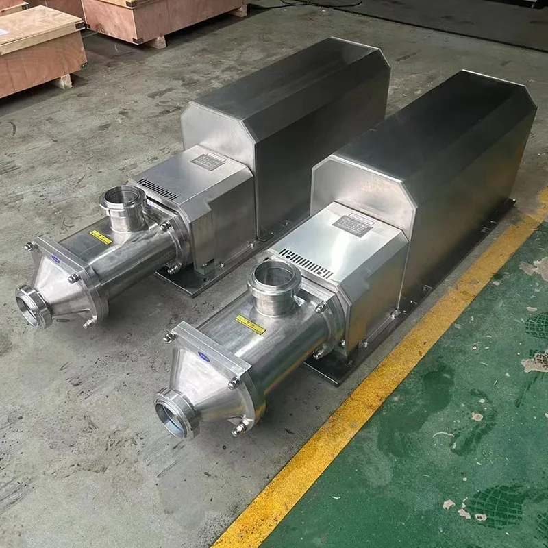 Food grade stainless steel double screw liquid pump sanitary twin screw pump