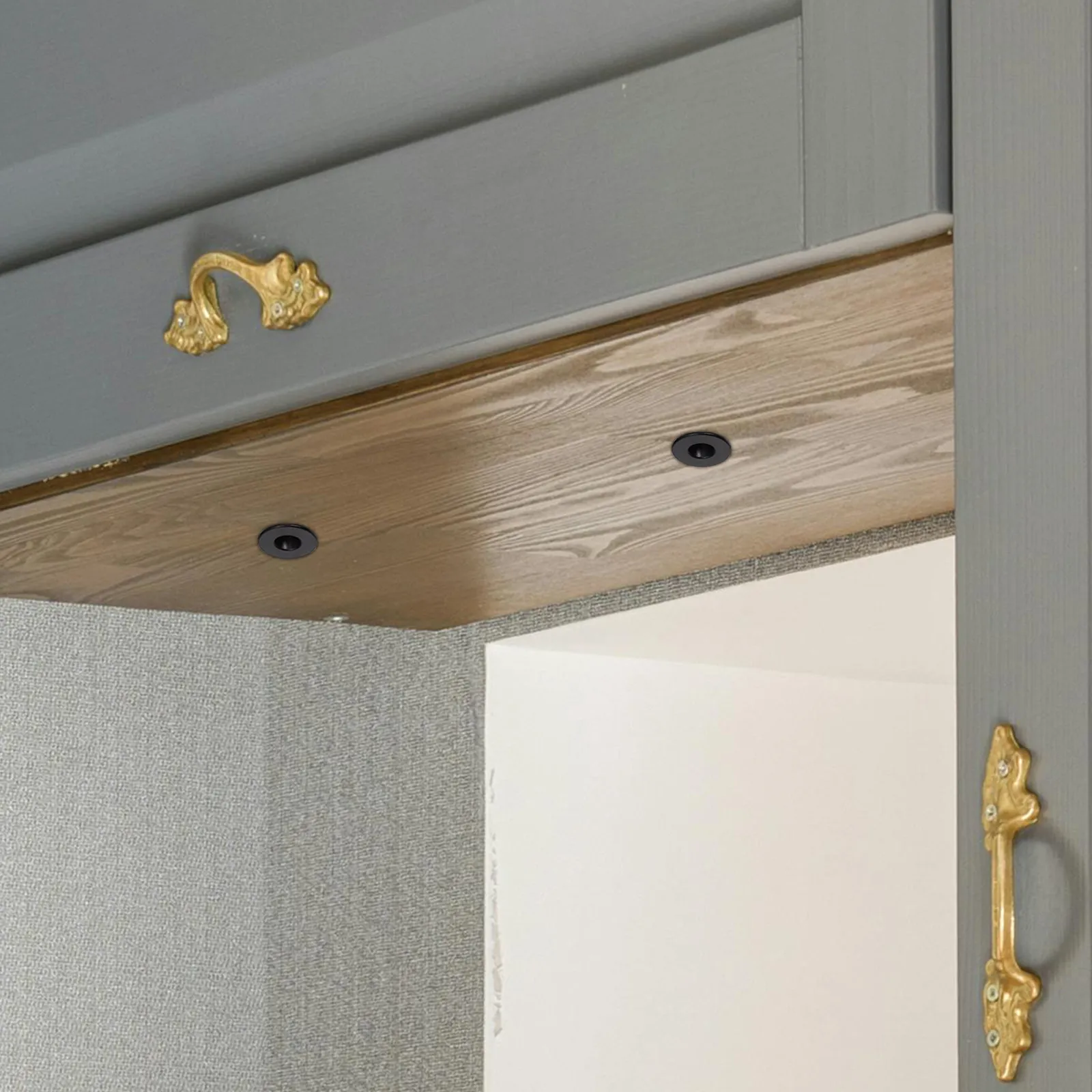 

2 шт. миниатюрных светодиодных точечных светильников 1W DC12V для внутреннего освещения, ванной комнаты, автодома, лодки, декора потолка