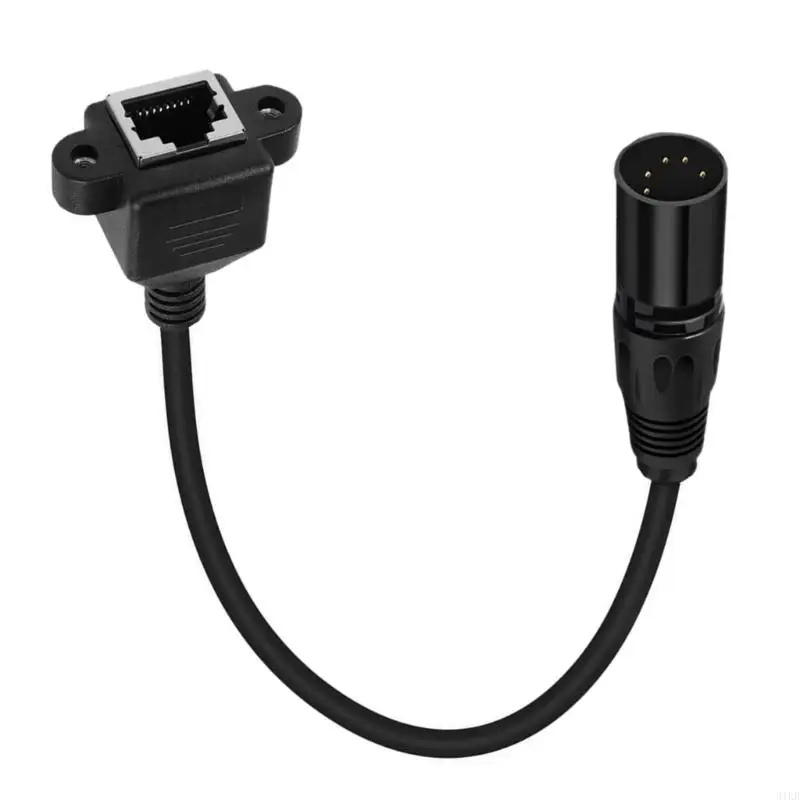 31KB XLR5 a RJ45 conexão som com orelhas para facilitar a instalação e a conexão segura