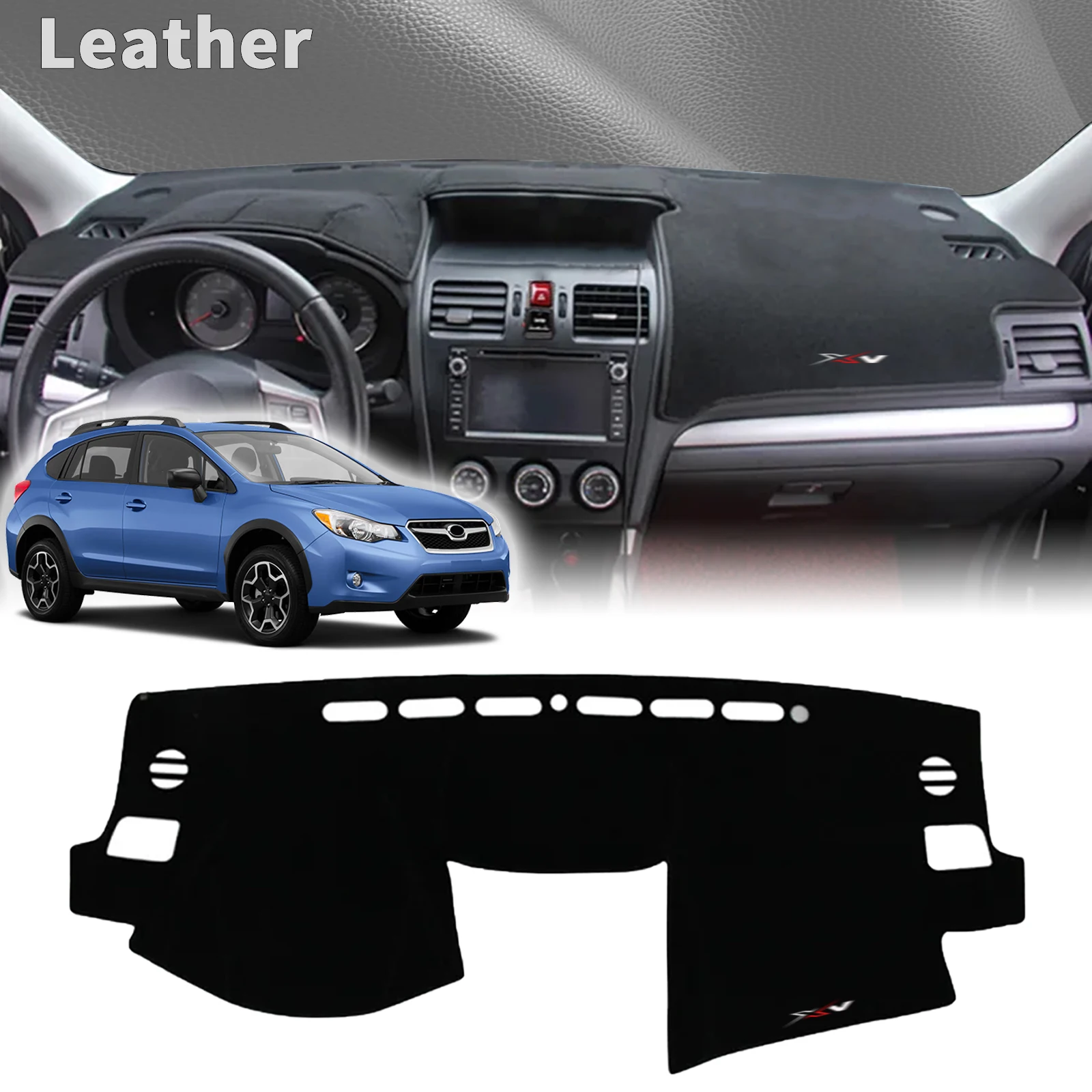 

fit for Subaru XV Crosstrek 2012 2013 2014-2017 Car Accessories Dashmat Protective Carpet Dashboard Cover Pad DashMat Sunshade