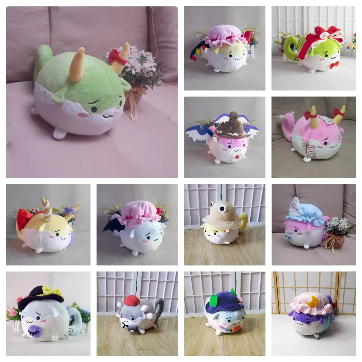 

Anime Touhou Project Plush Doll Game Keine Kamishirasawa Remilia Scarlet Flandre Ibuki Suika Cosplay Stuffed Pillow Toy Gift