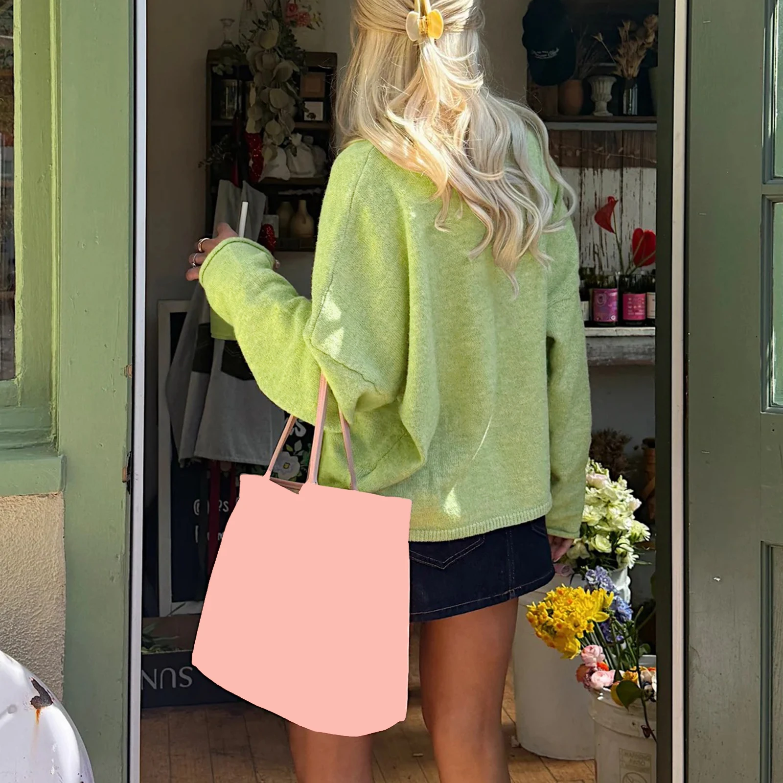 

Spring Autumn Y2K Vintage Solid Knitted Cropped Cardigan for Women Retro Long Sleeve Button Down Soft Sweaters Tops Streetwear