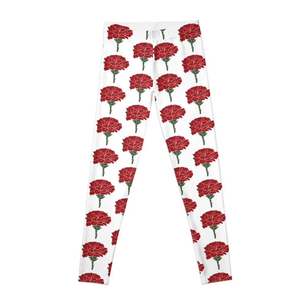 

Hadestown Carnation Pattern Leggings Sports pants woman Legging sexy woman gym wear Jogger pants Womens Leggings