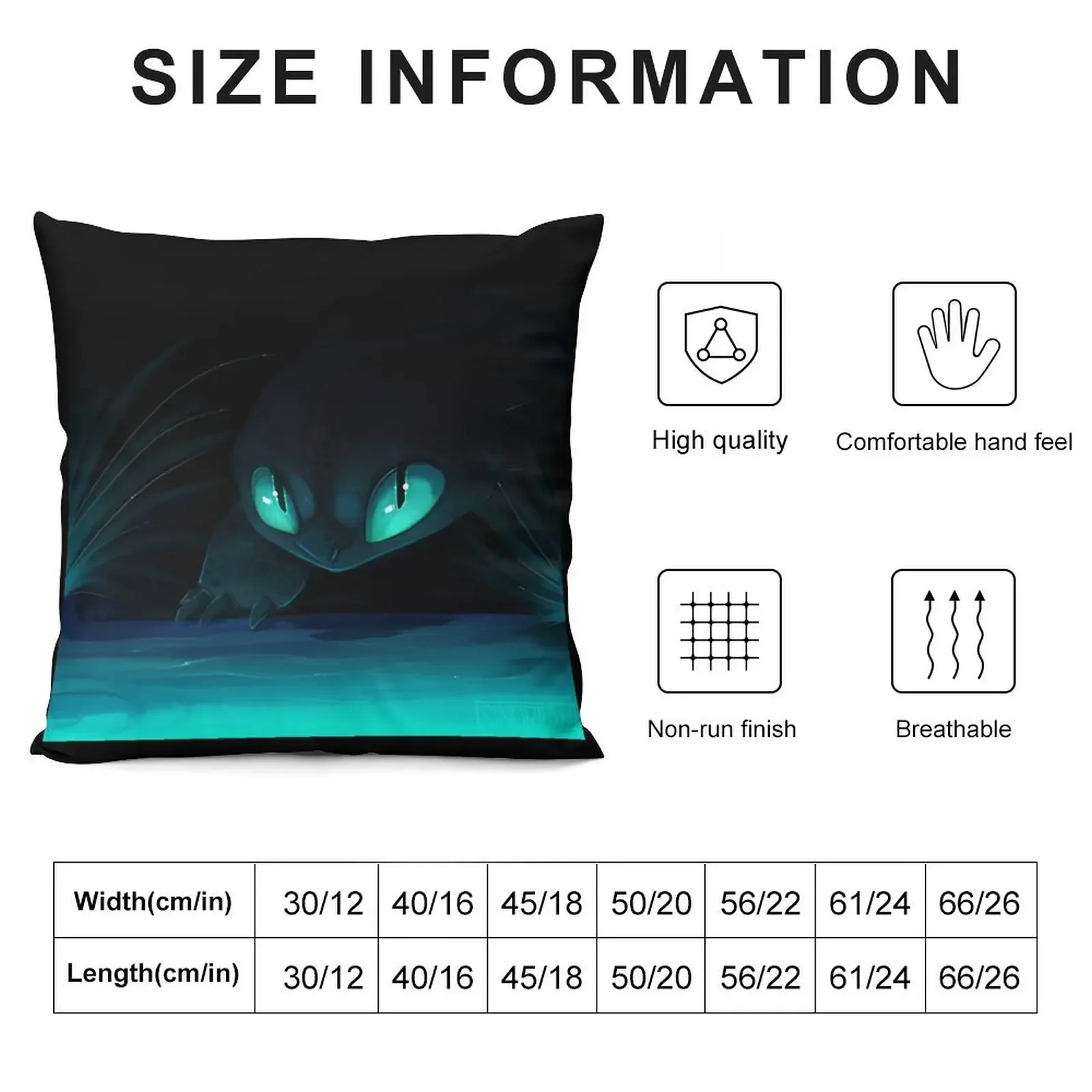 Elusive Nightfury Throw Pillow ornamental pillows Cushion Cover Set pillow