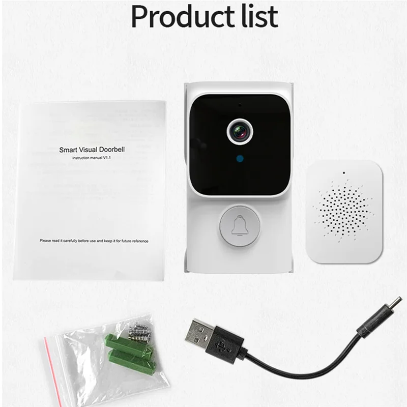 

FUFU Tuya APP Бесплатное облачное хранилище Wi-Fi Дверной звонок Низкое потребление Визуальный дверной глазок Видео Глаз Ночной PIR Безопасность Дверной просмотр