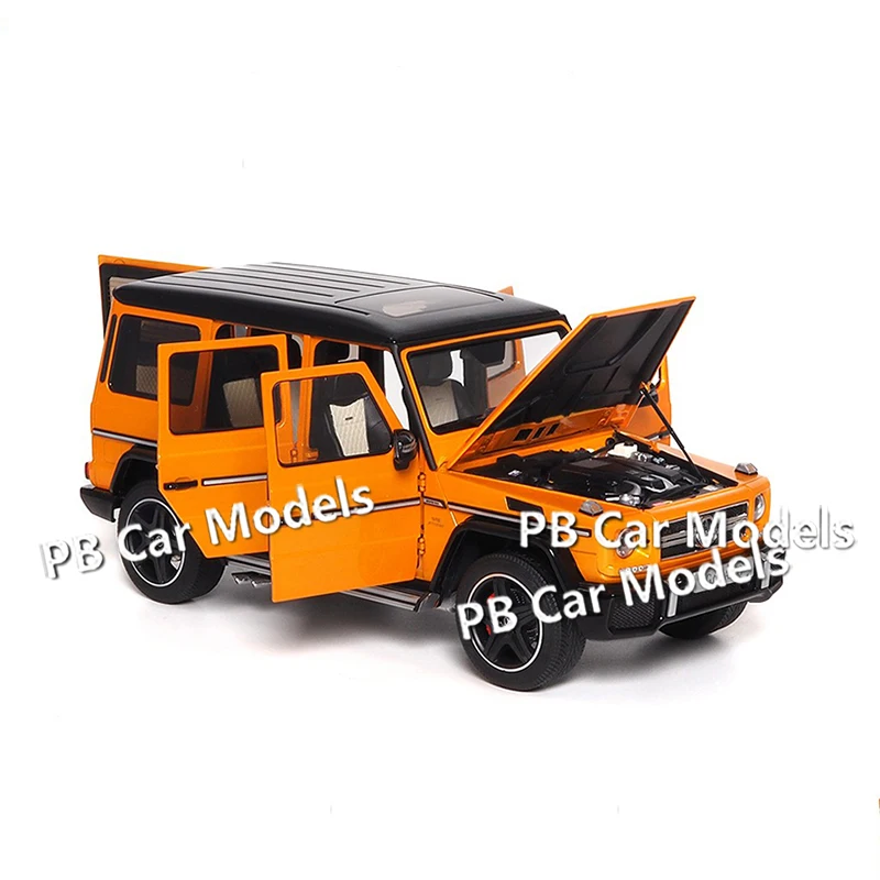 AR 1:18 G63 (W463) 2017 Orange Alloy Limited Vehicle Model Collection