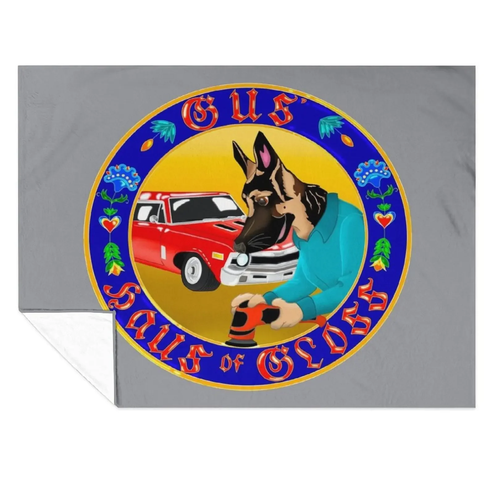 

Gus’ Haus of Gloss Throw Blanket Soft Big funny gift Luxury Thicken Sofas Blankets