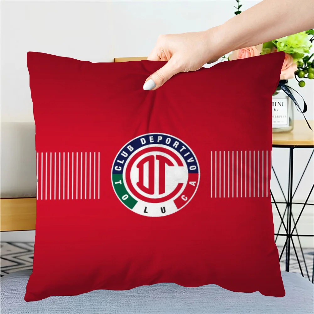 Cushion Cover Pillow Cover Pillowcase Cover for Pillow Fundas De Cojines Fc T-toluca CD Pilow Covers for Living Room Cushions