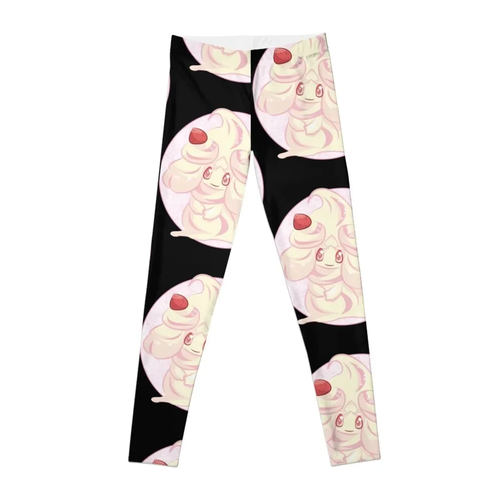 

Strawberries and Cream Alcremie Leggings Leginsy push up Women sports Womens Leggings