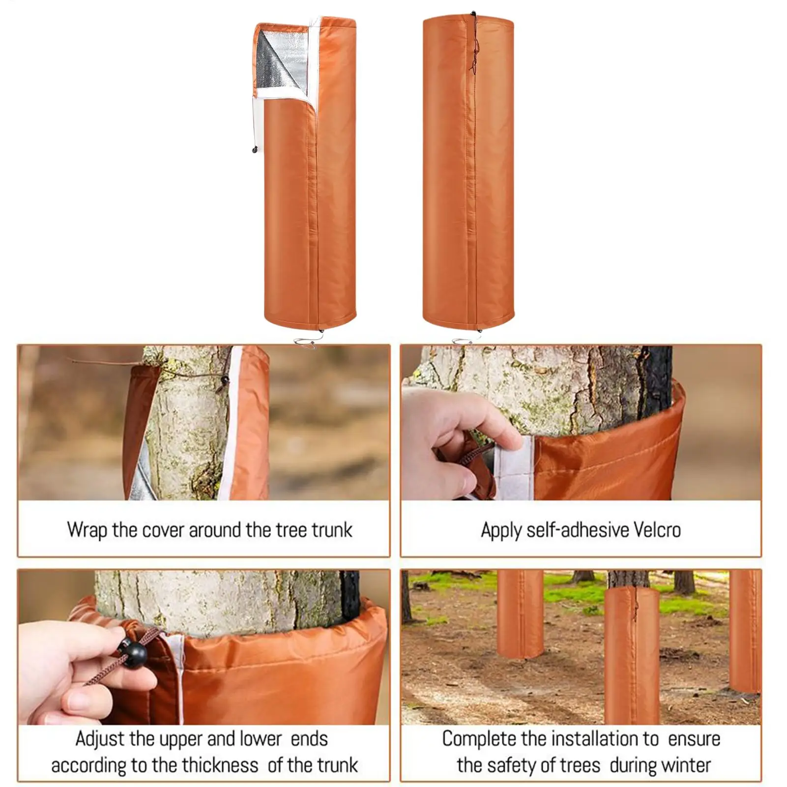 Palm Tree Root Protector Waterproof Frost Protection Palm Tree Trunk Protector Tree Trunk Protector Guard Insulation Cover