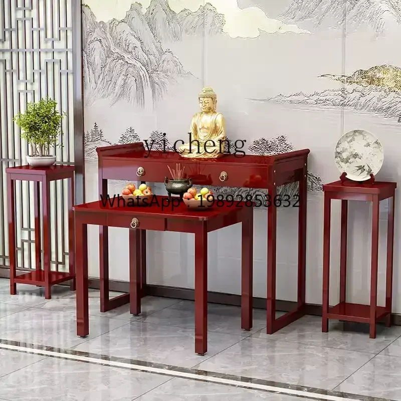 G1   table for household shrines for table for God of Wealth table Modern simple Buddha