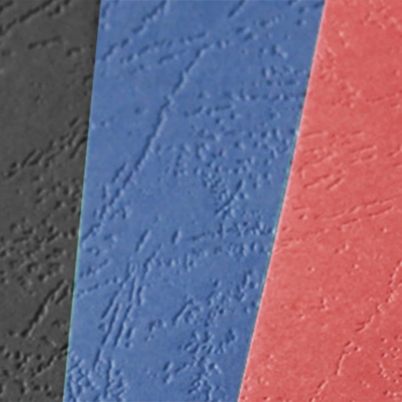 A4 Paper Binding Cover 8.27X11.69 Inch Presentation Leathergrain Binding Cover Navy Blue