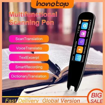 HONGTOP Smart MultifunctionTranslation Real Time Language Translator Business Dictionary Pen Voice Scan Translator Pen