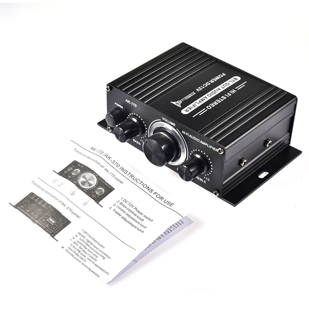 

Адаптер-усилитель BT FM для музыки, MP3-адаптер, усилитель DC12V, Hi-Fi автомобильный стерео-ресивер, FM MP3 усилитель мощности