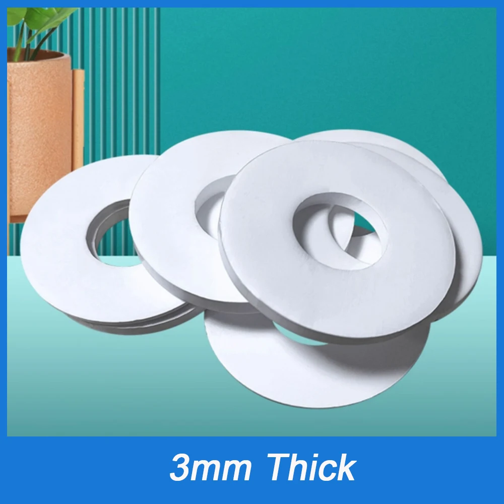 EPTFE Soft Flange Gasket 3mm Thick High Temperature Elastic Corrosion Resistant Expanded PTFE Industrial Pipe Sealing Gasket