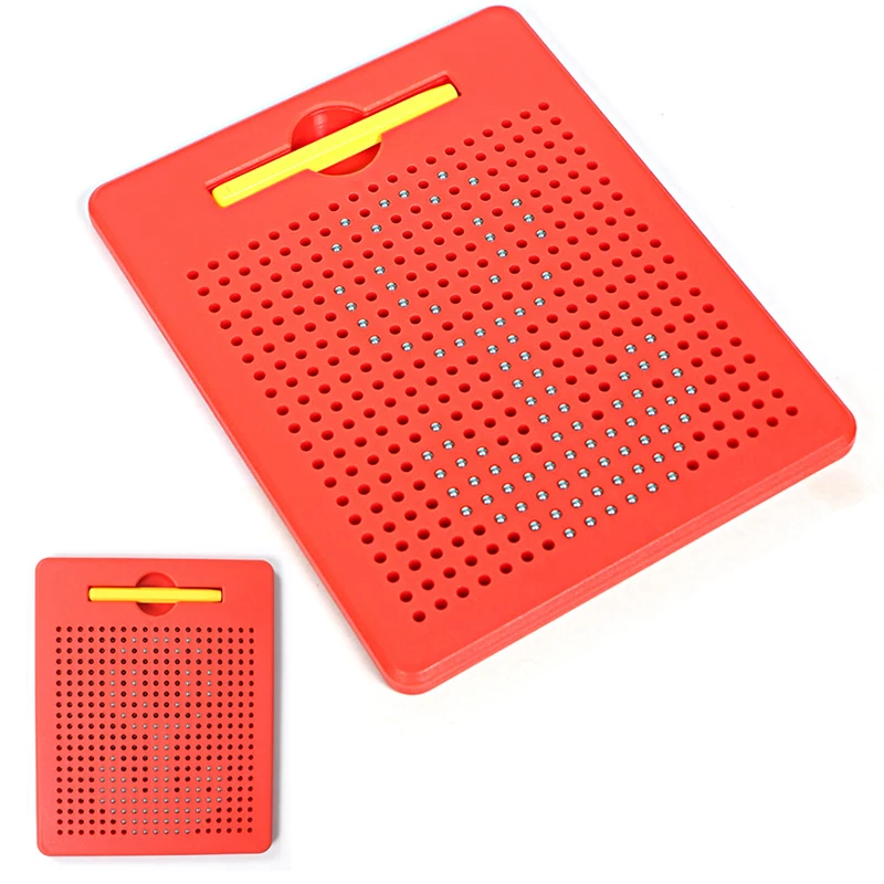 Children Magnetic Ball Drawing Board Sketch Pad Magnet Tablet With Magnetic Stylus Kids Montessori Education Activity Magnet Toy