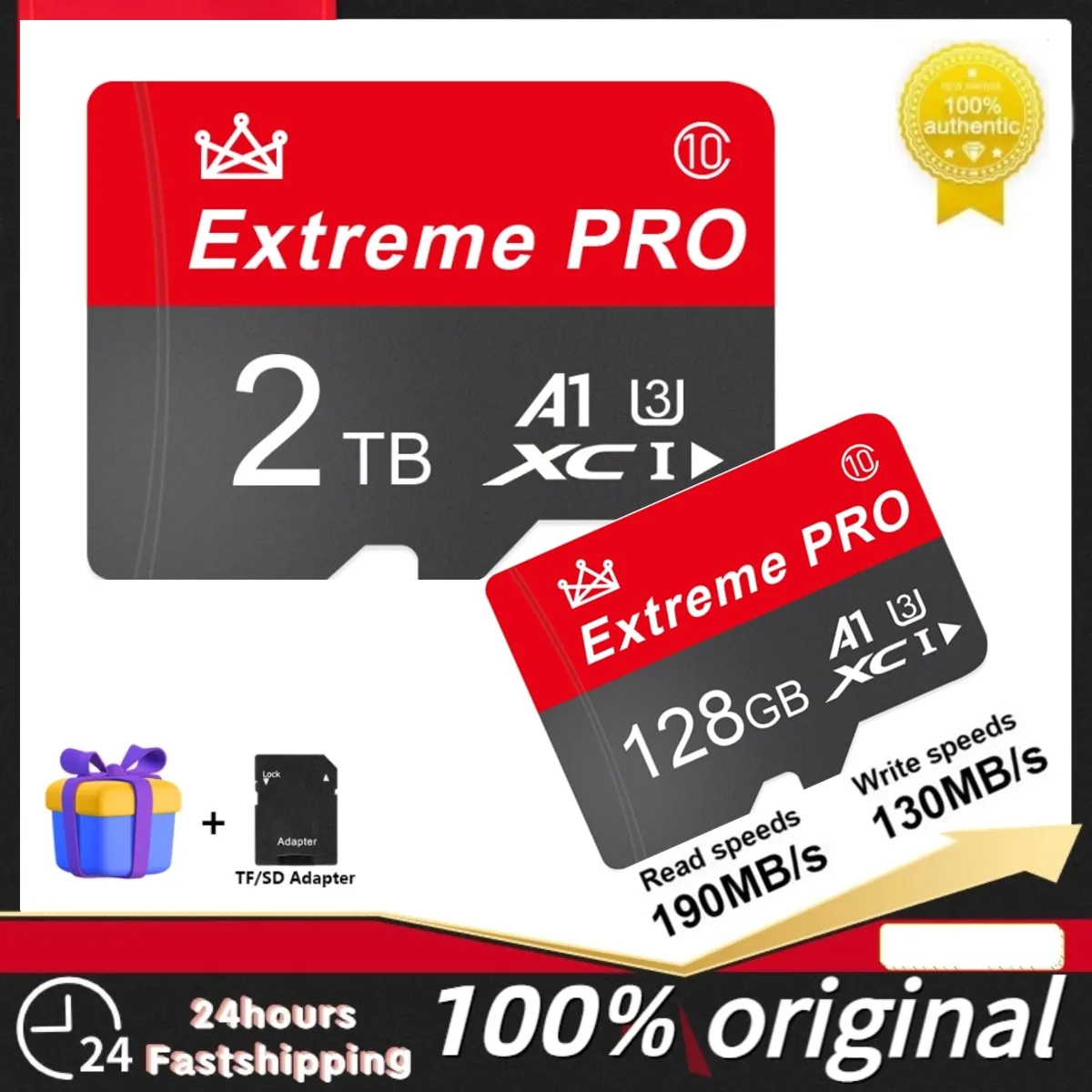 High-Speed 64GB Mini Micro SD Card 512GB 256GB 128GB Class 1