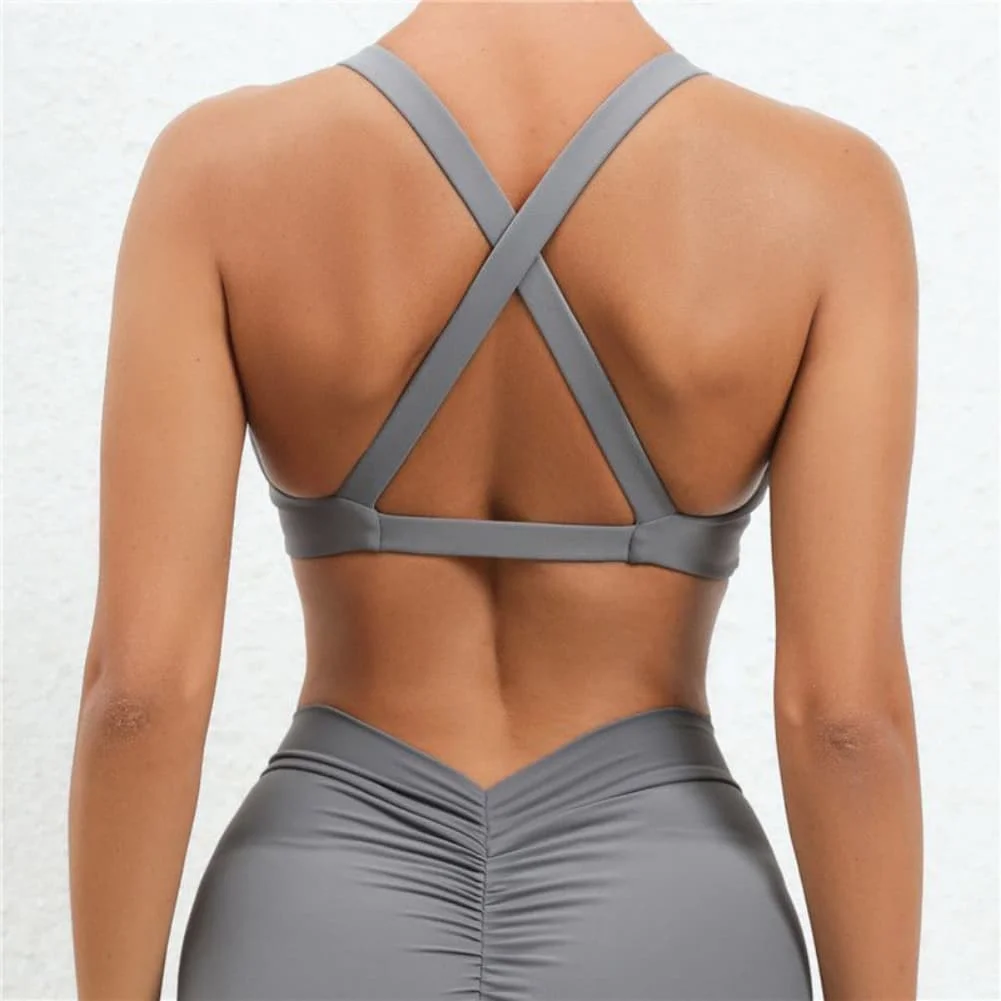 Women's Solid Color V-Neck Twisted Halter Tank For Top for Summer Beach Cycling Outdoor Regular Length Polyester Vest