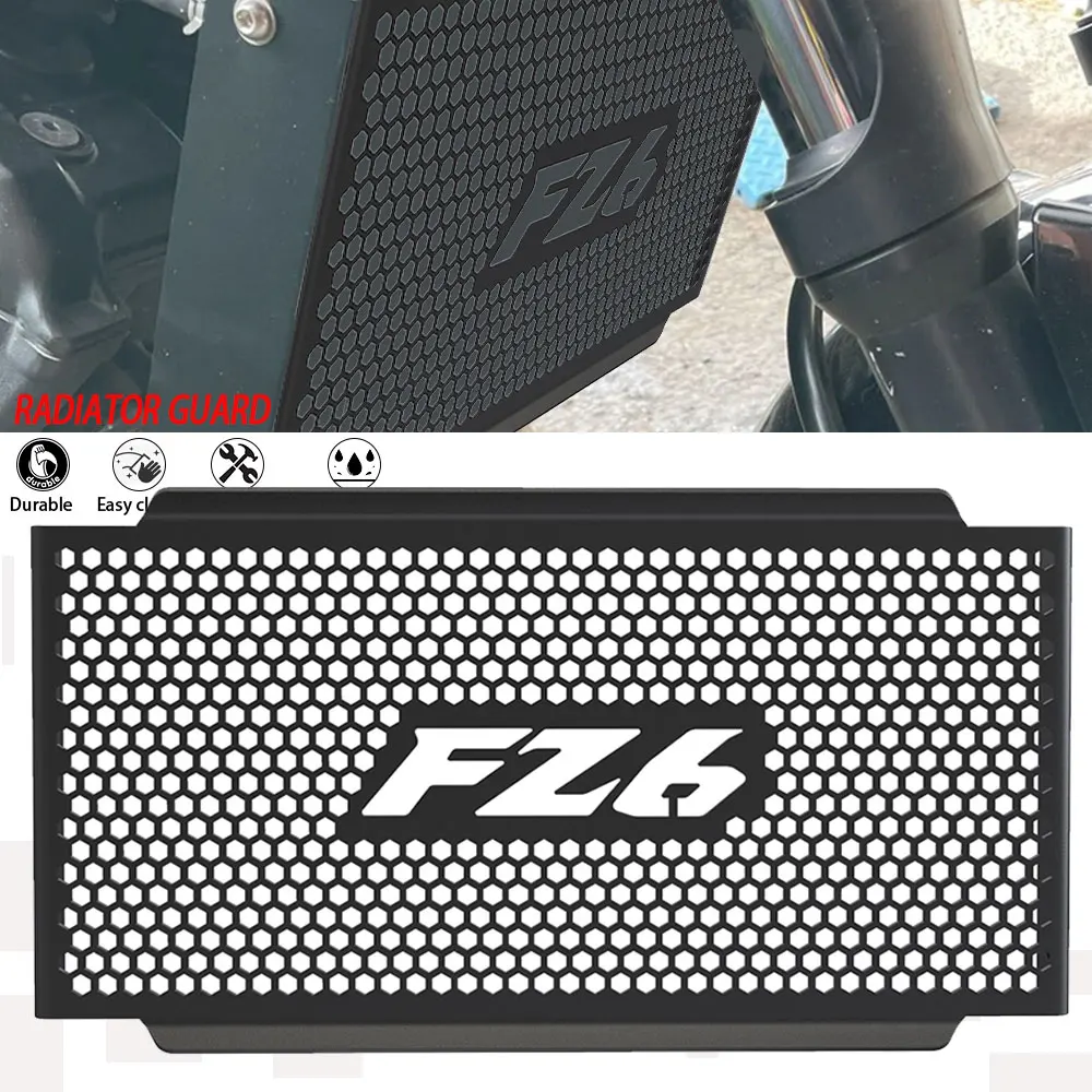 

New Motorcycle Radiator Grille Cover Protection Radiator Guard Protector Grill FOR YAMAHA FZ 6 FZ-6 FZ6 FAZER 2004 2005 2006